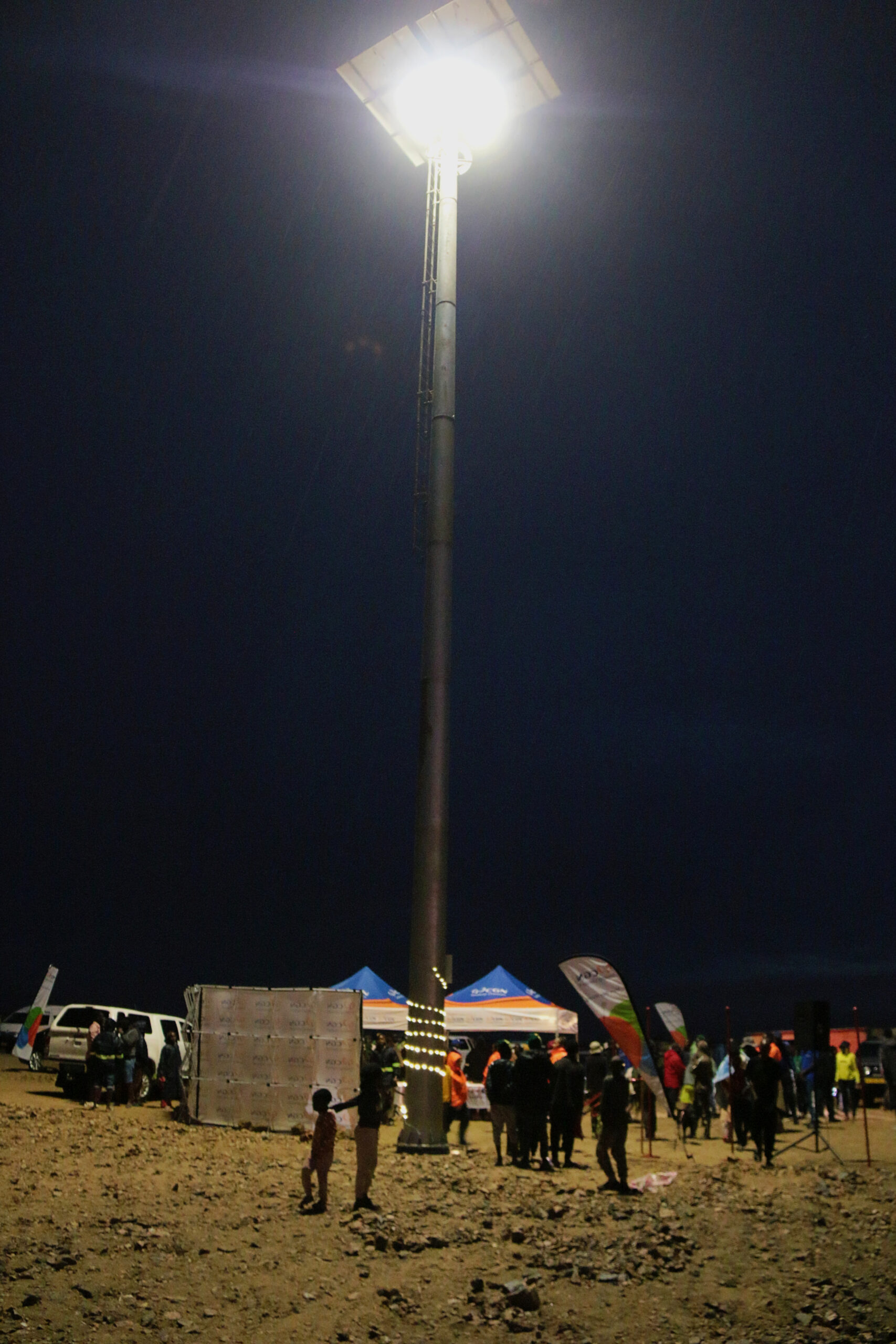 Solar High Mast Light Towers in DRC Swakopmund