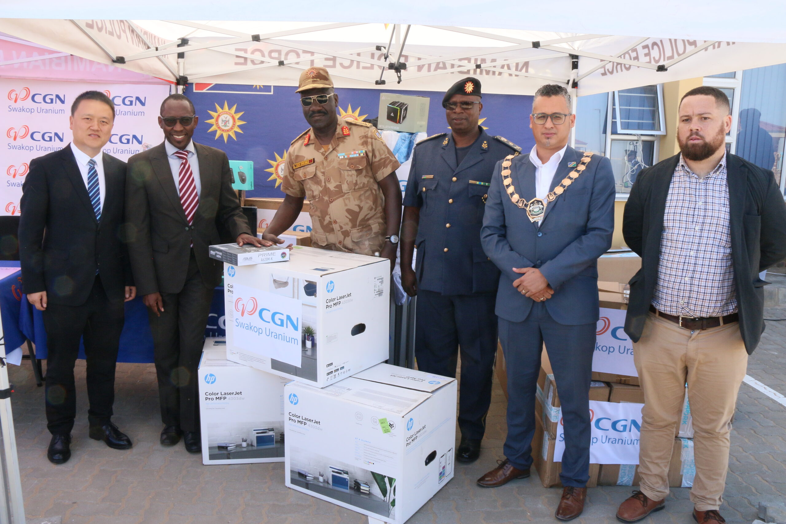 NAMPOL Equipment Donation